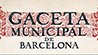 Capçalera del primer número de la Gaseta Municipal de Barcelona publicada el 4 de novembre de 1914.