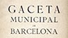 Capçalera de les gasetes municipals de Barcelona publicades durant la dècada dels 40. 