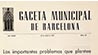 Capçalera de la Gaseta Municipal de Barcelona el 19 d'abril de 1948.